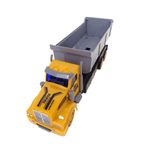 Jucarii, Copii si Bebe - Jucarii si jocuri - Vehicule si jucarii cu telecomanda - Masinute - Camion de jucarie cu telecomanda, sunete si lumini, copii de 3 ani+, plastic, 20 cm, portocaliu-gri - Infinity.ro