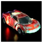 Jucarii, Copii si Bebe - Jucarii si jocuri - Vehicule si jucarii cu telecomanda - Masinute - Masinuta de jucarie cu telecomanda, copii 3 + ani, cu Usi Automate si Lumini, 21.5x10.5x6 cm, Rosu - Infinity.ro