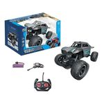 Jucarii, Copii si Bebe - Jucarii si jocuri - Vehicule si jucarii cu telecomanda - Masinute - Masinuta off-road cu telecomanda 2.4GHz, RAK 4, pentru copii 3+ ani, rotire 360°, Negru/Albastru - Infinity.ro