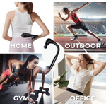 Ingrijire personala si Cosmetice - Sanatate si wellness - Articole wellness - Aparate si dispozitive de masaj - Aparat de Masaj Profesional Flexibil Forma L: 5 Viteze, 4 Capete, Durata a Bateriei Pana la 5 Ore Intersanjabil - Infinity.ro