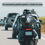 Auto si Moto - Moto - Echipamente protectie moto - Accesorii protectie moto - Rucsac modern pentru motociclisti, Crelander, ecran led personalizat, rezistent la apa, multiple moduri de afisare - Infinity.ro