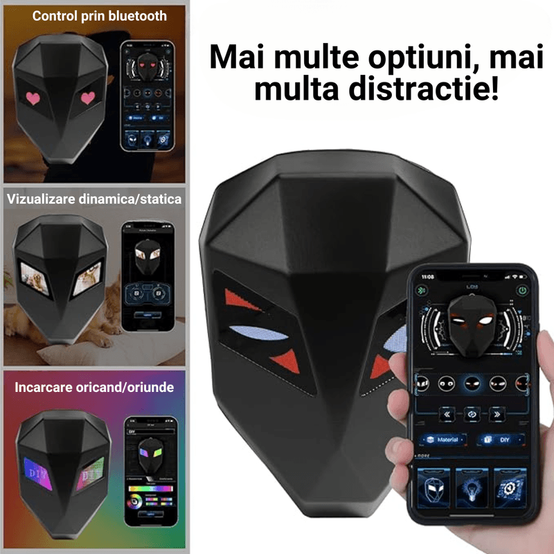 Auto si Moto - Moto - Echipamente protectie moto - Accesorii protectie moto - Rucsac modern pentru motociclisti, Crelander, ecran led personalizat, rezistent la apa, multiple moduri de afisare - Infinity.ro
