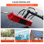 Casa si Gradina - Electrice - Panouri solare si accesorii - Accesorii panouri solare - Perie Profesionala Telescopica, Multifunctionala - Curatare Panouri Solare, Geamuri, Racleta, Pol Retractabil - Infinity.ro