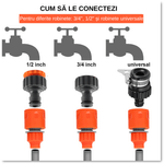 Casa si Gradina - Electrice - Panouri solare si accesorii - Accesorii panouri solare - Perie Profesionala Telescopica, Multifunctionala - Curatare Panouri Solare, Geamuri, Racleta, Pol Retractabil - Infinity.ro