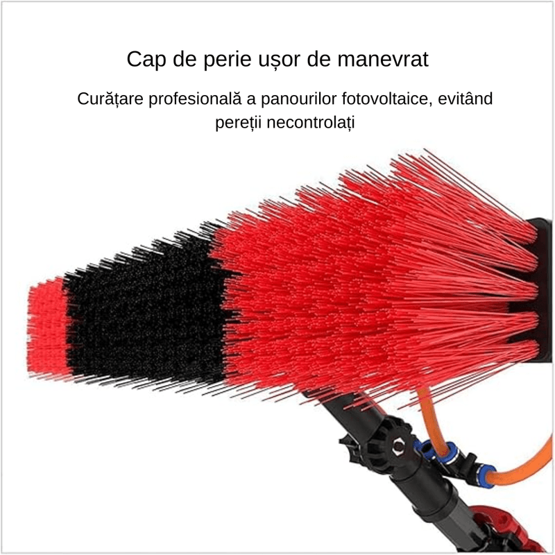 Casa si Gradina - Electrice - Panouri solare si accesorii - Accesorii panouri solare - Perie Profesionala Telescopica, Multifunctionala - Curatare Panouri Solare, Geamuri, Racleta, Pol Retractabil - Infinity.ro