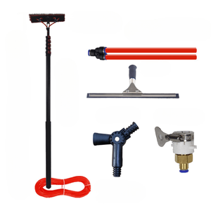 Perie Profesionala Telescopica, Multifunctionala - Curatare Panouri Solare, Geamuri, Racleta, Pol Retractabil