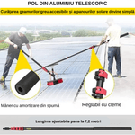 Casa si Gradina - Electrice - Panouri solare si accesorii - Accesorii panouri solare - Perie Profesionala Telescopica, Multifunctionala - Curatare Panouri Solare, Geamuri, Racleta, Pol Retractabil - Infinity.ro