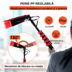 Casa si Gradina - Electrice - Panouri solare si accesorii - Accesorii panouri solare - Perie Profesionala Telescopica, Multifunctionala - Curatare Panouri Solare, Geamuri, Racleta, Pol Retractabil - Infinity.ro