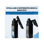 Casa si Gradina - Bucatarie si vesela - Accesorii bar - Termosuri si Cani termos - Termos / Sticla de Apa cu Inel Magsafe, 600 ml Bautura La Temperatura Potrivita si un Suport Sigur pentru Telefonul Tau - Infinity.ro