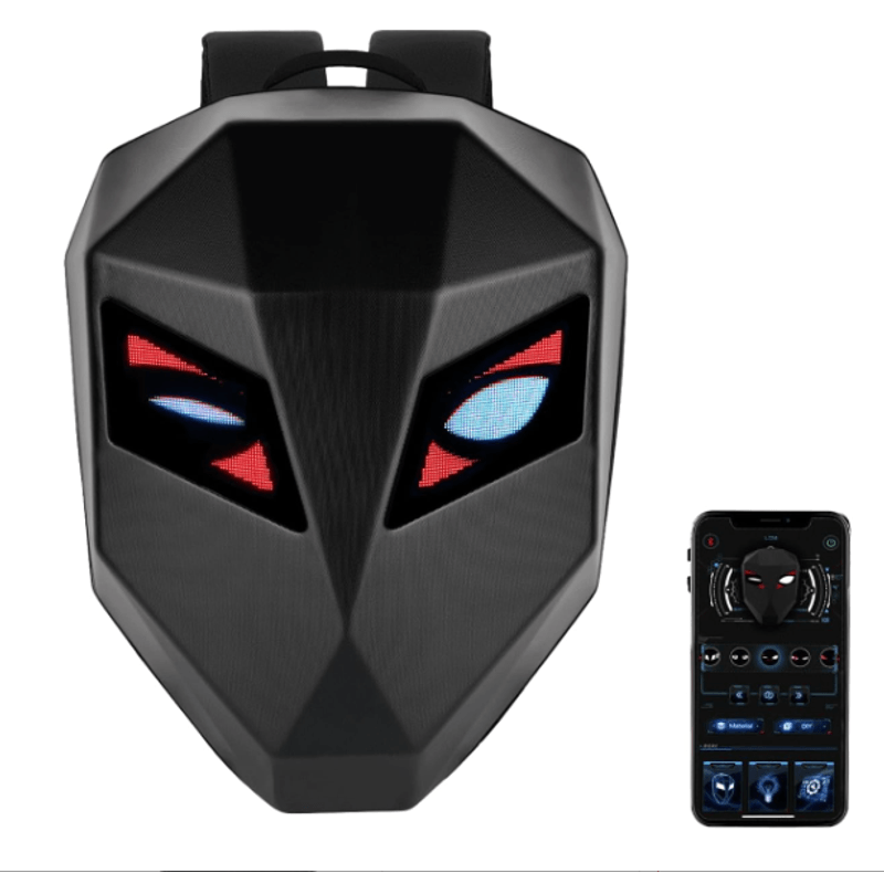 Auto si Moto - Moto - Echipamente protectie moto - Accesorii protectie moto - Rucsac modern pentru motociclisti, Crelander, ecran led personalizat, rezistent la apa, multiple moduri de afisare - Infinity.ro