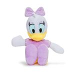 Jucarii, Copii si Bebe - Jucarii si jocuri - Jucarii de plus - Figurina de Plus Daisy Duck, poliester, 20 cm, alb/lila - Infinity.ro