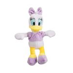 Jucarii, Copii si Bebe - Jucarii si jocuri - Jucarii de plus - Figurina de Plus Daisy Duck, poliester, 20 cm, alb/lila - Infinity.ro