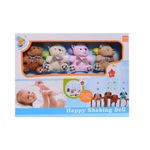 Jucarii, Copii si Bebe - Jucarii si jocuri - Jucarii bebelusi - Carusel patut - Carusel muzical cu 4 usrsuleti de jucarie din plus, multicolor - Infinity.ro