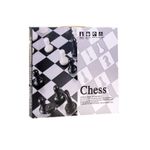 Jucarii, Copii si Bebe - Jucarii si jocuri - Jocuri si puzzle - Jocuri de societate - Joc Sah cu Tabla si Piese Magnetice, Dimensiuni Tabla 26×26×0,7cm, Alb-negru - Infinity.ro