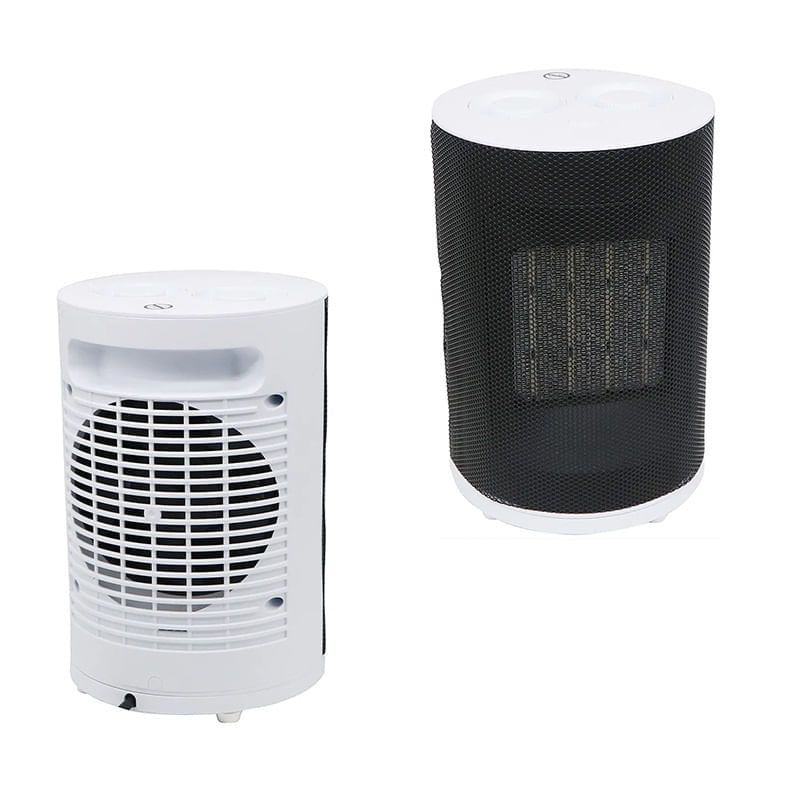 Electronice si Electrocasnice - Climatizare si sisteme de incalzire - Aparate incalzire aer - Aeroterme - Aeroterma electrica, RAF R1187, 1800W, pentru 25mp, cu 3 moduri de operare, silentios si discret, 28x24x24cm, alb-negru - Infinity.ro