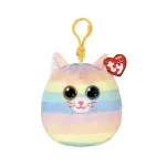 Jucarii, Copii si Bebe - Jucarii si jocuri - Jucarii de plus - Plus Breloc Ty 8.5cm Squishy Beanies Pisicuta Heather - Infinity.ro
