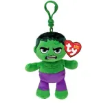Jucarii, Copii si Bebe - Jucarii si jocuri - Jucarii de plus - Plus Breloc Ty 8.5cm Beanie Babies Marvel Hulk - Infinity.ro