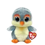 Jucarii, Copii si Bebe - Jucarii si jocuri - Jucarii de plus - Plus Ty 15cm Boos Fisher Pinguin Gri - Infinity.ro