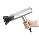 Ingrijire personala si Cosmetice - Aparate & accesorii ingrijire personala - Hair styling - Uscatoare de par - Uscator de par cu ioni negativi, RAF R474, 1600W, 2 viteze, buton de aer rece, 1 cap magnetic inclus, argintiu - Infinity.ro