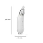 Jucarii, Copii si Bebe - Igiena si ingrijire - Accesorii ingrijire copii - Aspiratoare nazale si accesorii - Aspirator Nazal Electric fara Fir, Copii si Bebelusi, Putere de aspirare 70 kpa, Auto-curatare, 3 viteze, 2 capete, Alb - Infinity.ro