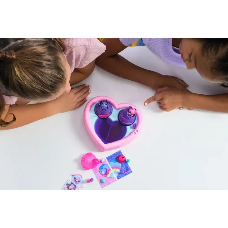 Jucarii, Copii si Bebe - Jucarii si jocuri - Figurine - Hatchimals Alive Neon Rainbow Set Petrecere La Piscina - Infinity.ro