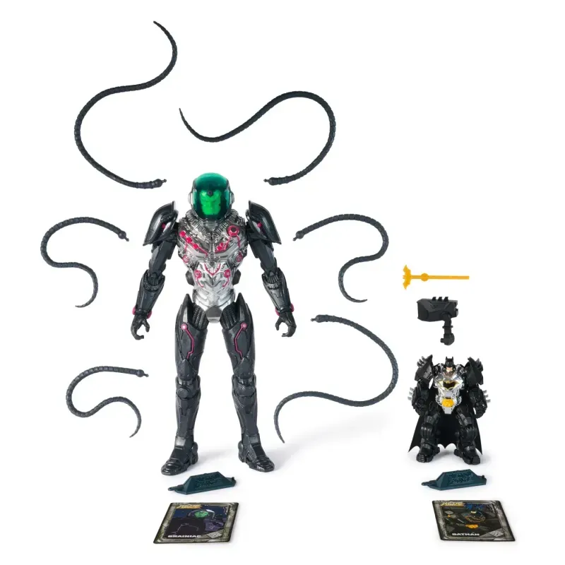Jucarii, Copii si Bebe - Jucarii si jocuri - Figurine - Dc Metal Force Set Figurine De Actiune Brainiac Vs Batman - Infinity.ro
