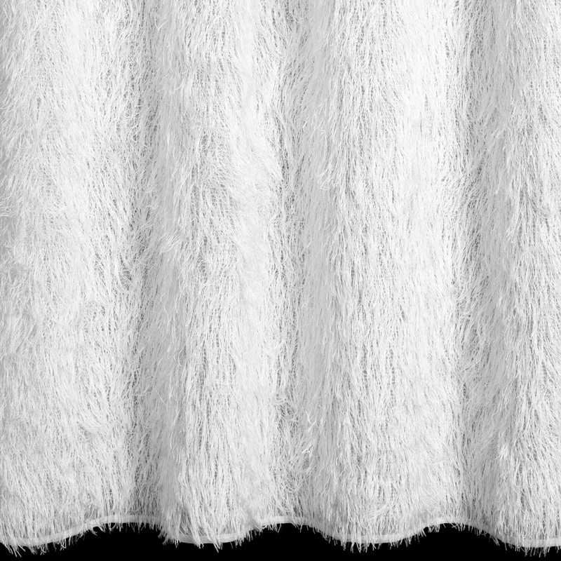 Casa si Gradina - Textile si covoare - Perdele si draperii - Perdele - Perdea MARGARET din etamina, decorata cu fire de mohair, 140 x 250 cm, alb - Infinity.ro