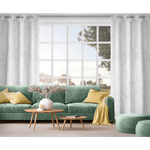 Casa si Gradina - Textile si covoare - Perdele si draperii - Perdele - Perdea MARGARET din etamina, decorata cu fire de mohair, 140 x 250 cm, alb - Infinity.ro