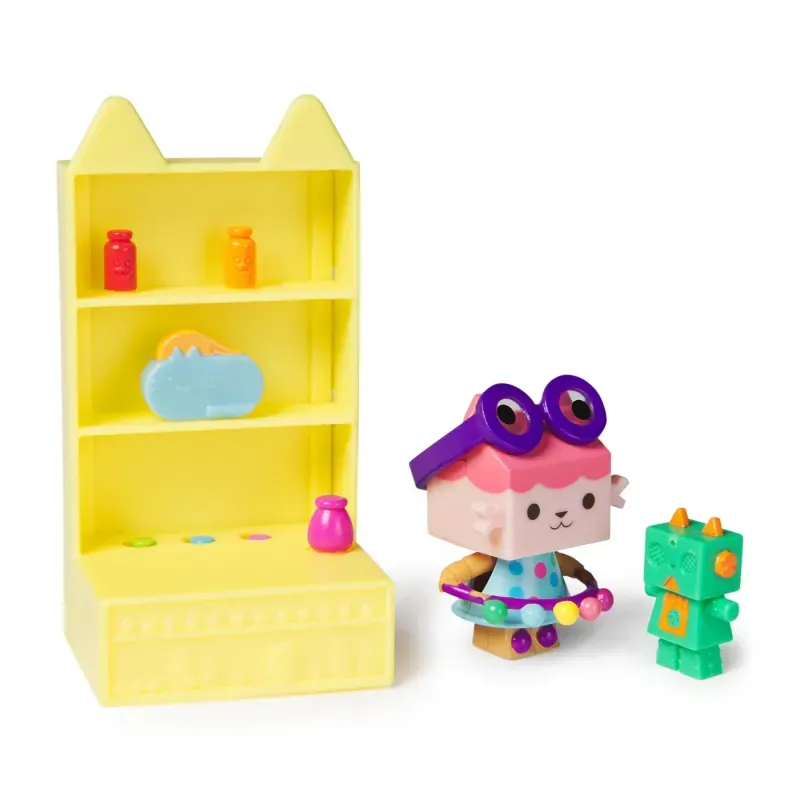 Jucarii, Copii si Bebe - Jucarii si jocuri - Papusi si accesorii - Papusi - Gabbys Dollhouse Bobble Kitty Bebe Cutiuta Si Camera Mestesugurilor - Infinity.ro