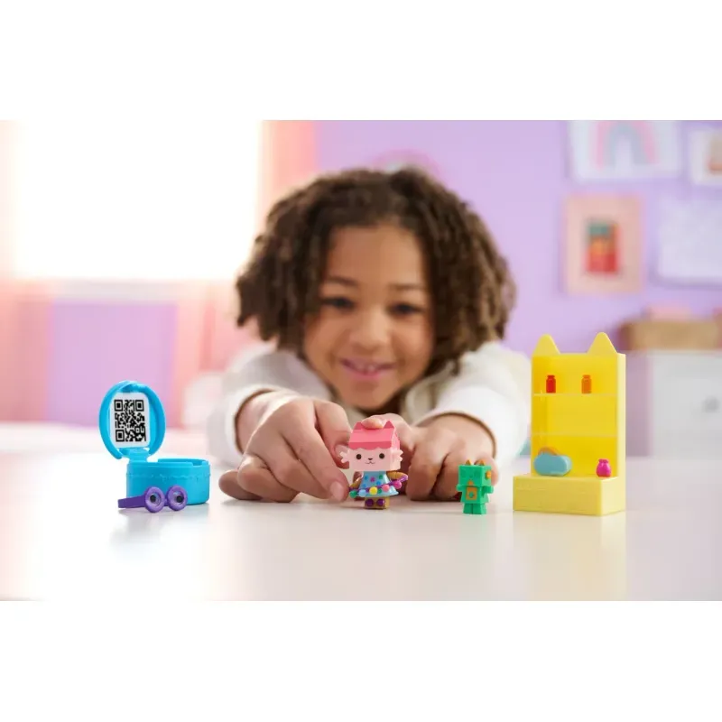 Jucarii, Copii si Bebe - Jucarii si jocuri - Papusi si accesorii - Papusi - Gabbys Dollhouse Bobble Kitty Bebe Cutiuta Si Camera Mestesugurilor - Infinity.ro