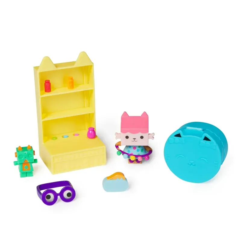 Jucarii, Copii si Bebe - Jucarii si jocuri - Papusi si accesorii - Papusi - Gabbys Dollhouse Bobble Kitty Bebe Cutiuta Si Camera Mestesugurilor - Infinity.ro