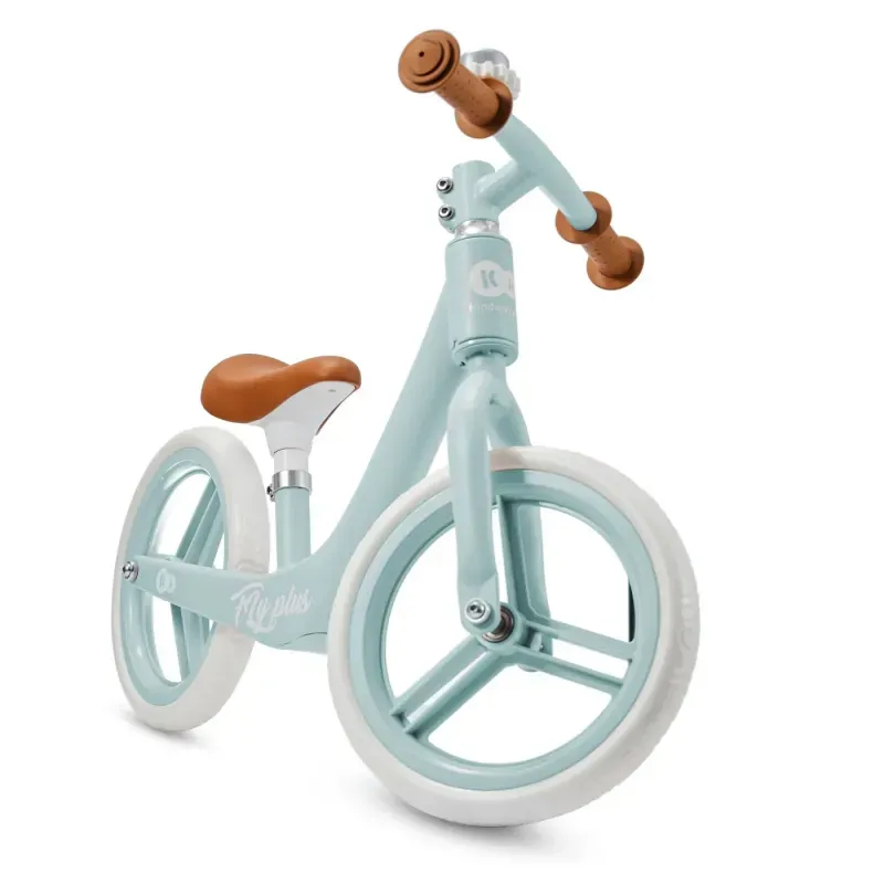 Sport si Outdoor - Ciclism - Biciclete pentru copii - Bicicleta De Echilibru Kinderkraft Fly Plus, Baby Blue - Infinity.ro