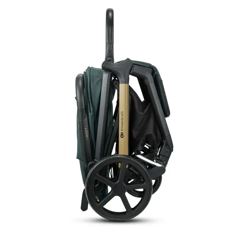 Jucarii, Copii si Bebe - Carucioare si articole de transport - Carucioare - Carucioare sport - Carucior Sport Kinderkraft Loom, 0-22 Kg, Jade Green - Infinity.ro