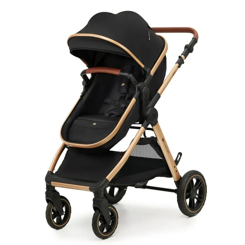 Jucarii, Copii si Bebe - Carucioare si articole de transport - Carucioare - Carucioare 3 in 1 - Carucior Kinderkraft Esme, 3 In 1, Pure Black - Infinity.ro