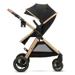 Jucarii, Copii si Bebe - Carucioare si articole de transport - Carucioare - Carucioare 3 in 1 - Carucior Kinderkraft Esme, 3 In 1, Pure Black - Infinity.ro