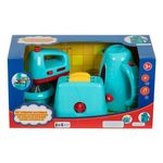 Jucarii, Copii si Bebe - Jucarii si jocuri - Jucarii de rol - Bucatarii copii - Set de joaca cu aparate de bucatarie, cu sunete si lumini, 38x18x20cm, multicolor - Infinity.ro