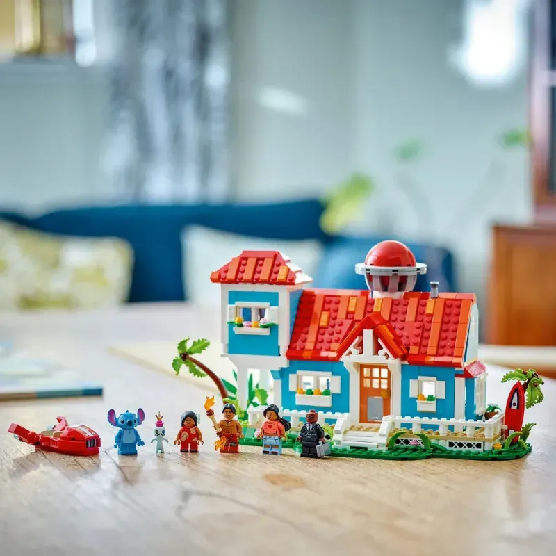 Jucarii, Copii si Bebe - Jucarii si jocuri - Seturi de constructie si cuburi - Seturi de constructie - Lego Disney Casa De Pe Plaja A Lui Lilo Si Stitch 43268 - Infinity.ro