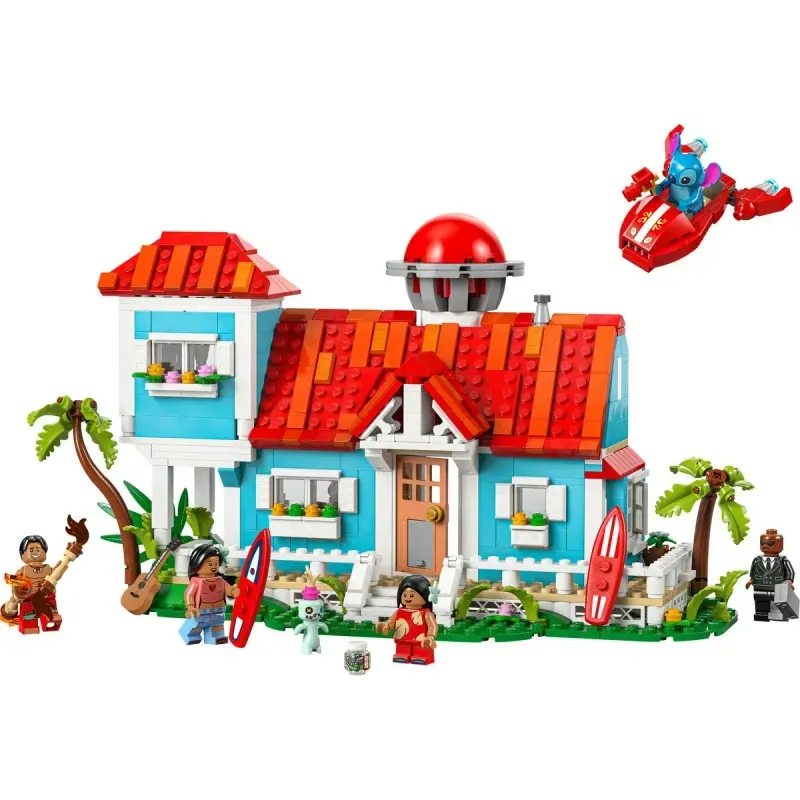 Jucarii, Copii si Bebe - Jucarii si jocuri - Seturi de constructie si cuburi - Seturi de constructie - Lego Disney Casa De Pe Plaja A Lui Lilo Si Stitch 43268 - Infinity.ro
