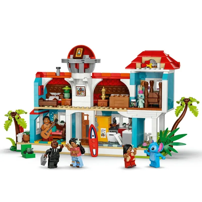 Jucarii, Copii si Bebe - Jucarii si jocuri - Seturi de constructie si cuburi - Seturi de constructie - Lego Disney Casa De Pe Plaja A Lui Lilo Si Stitch 43268 - Infinity.ro