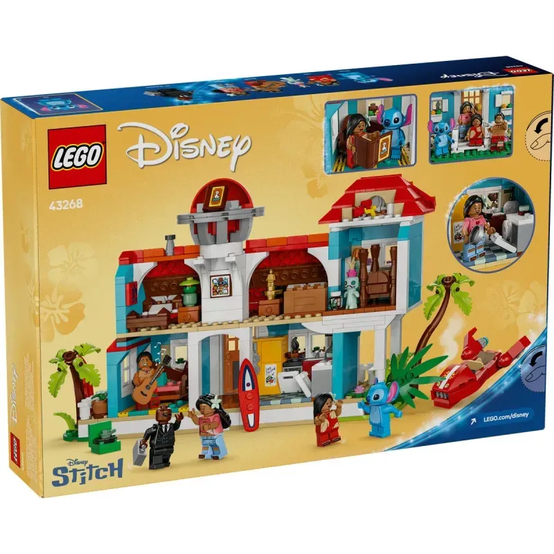 Jucarii, Copii si Bebe - Jucarii si jocuri - Seturi de constructie si cuburi - Seturi de constructie - Lego Disney Casa De Pe Plaja A Lui Lilo Si Stitch 43268 - Infinity.ro