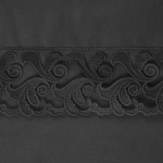 Casa si Gradina - Textile si covoare - Lenjerii de pat - Seturi de lenjerie - Lenjerie PREMIUM LANA din bumbac ranforce decorat cu dantela eleganta,1 husa plapuma + 2 fete perna, 160 x 200 cm, gri inchis - Infinity.ro