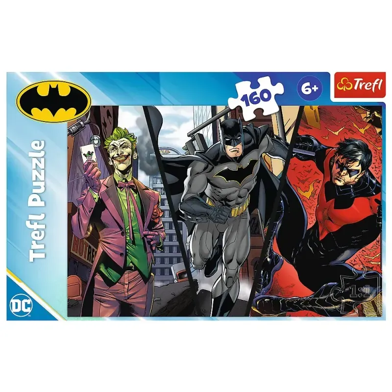 Jucarii, Copii si Bebe - Jucarii si jocuri - Jocuri si puzzle - Puzzle - Puzzle Trefl 160 Batman Gata De Actiune - Infinity.ro