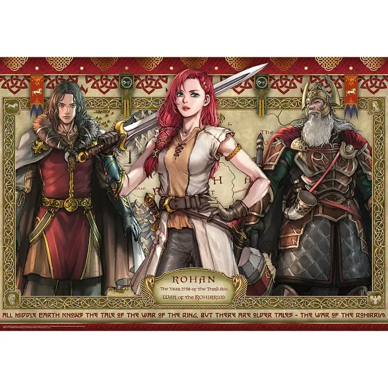 Jucarii, Copii si Bebe - Jucarii si jocuri - Jocuri si puzzle - Puzzle - Puzzle Trefl 1000 Stapanul Inelelor Razboiul Rohirrimilor - Infinity.ro