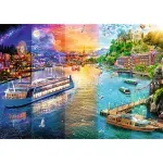 Jucarii, Copii si Bebe - Jucarii si jocuri - Jocuri si puzzle - Puzzle - Puzzle Trefl 1000 Croaziera Pe Rau - Infinity.ro