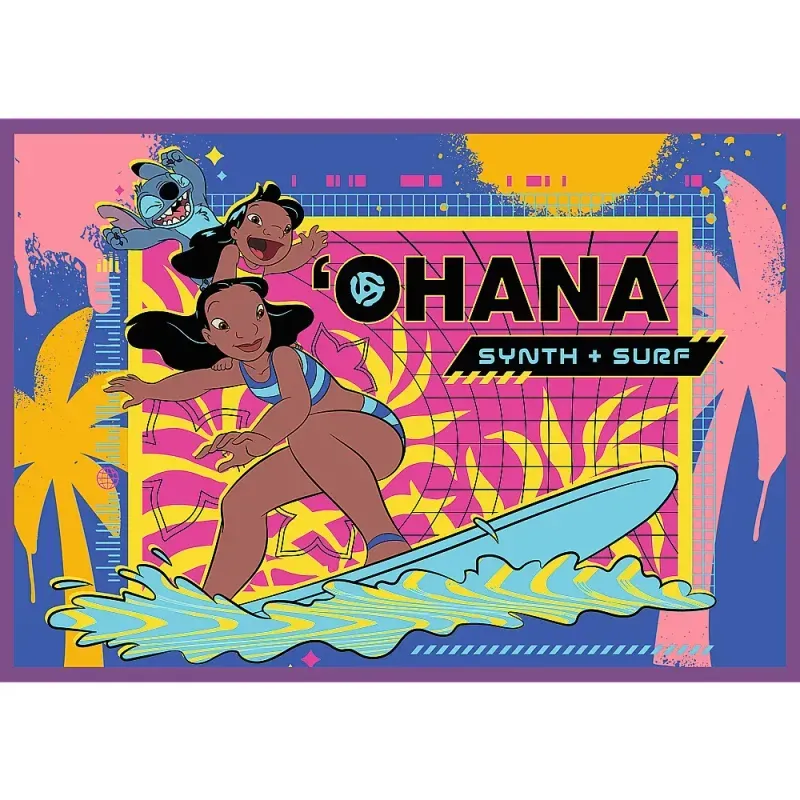 Jucarii, Copii si Bebe - Jucarii si jocuri - Jocuri si puzzle - Puzzle - Puzzle Trefl 4x250 Disney Uimitorul Stitch - Infinity.ro