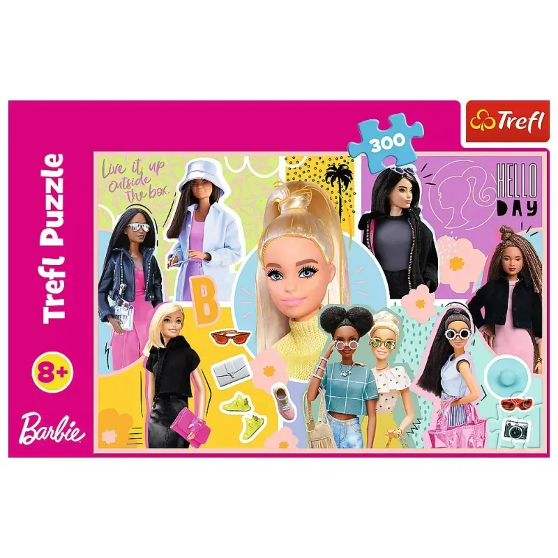 Jucarii, Copii si Bebe - Jucarii si jocuri - Jocuri si puzzle - Puzzle - Puzzle Trefl 300 Barbie In Lumea Lui Barbie - Infinity.ro
