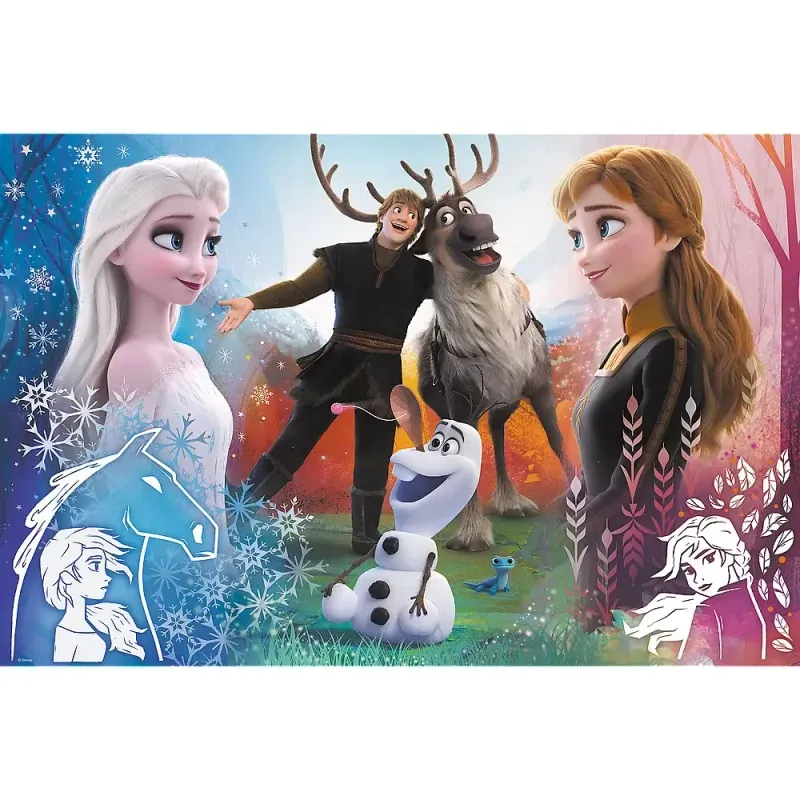 Jucarii, Copii si Bebe - Jucarii si jocuri - Jocuri si puzzle - Puzzle - Puzzle Trefl 300 Disney Frozen 2 Magia - Infinity.ro