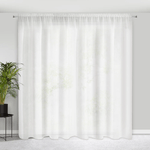 Casa si Gradina - Textile si covoare - Perdele si draperii - Perdele - Perdea REBECCA cu o tesatura fina tip ploaie, cu model orizontal, 350 x 250 cm, alb - Infinity.ro