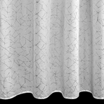 Casa si Gradina - Textile si covoare - Perdele si draperii - Perdele - Perdea ROXI cu model neuniform argintiu, 140 x 270 cm, alb - Infinity.ro