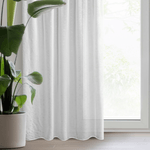 Casa si Gradina - Textile si covoare - Perdele si draperii - Perdele - Perdea ROXI cu model neuniform argintiu, 140 x 270 cm, alb - Infinity.ro